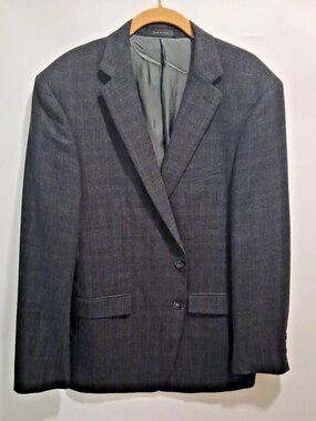 Calvin Klein Extreme Slim Fit Wool Sport Coat Blazer Men's Size 44RDark Gray